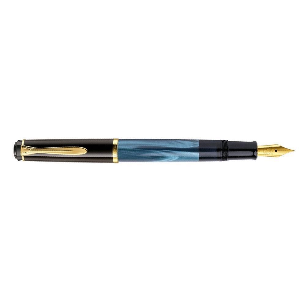 Pelikan Classic M200 Sedef Mavi Dolma Kalem F Uç