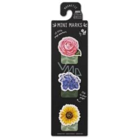 İf Mini Marks Manyetik Mini Kitap Ayracı 3'lü Flowers