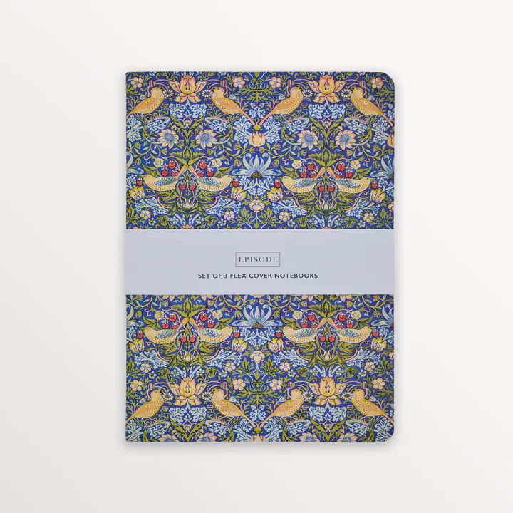 EPISODE GALLERY MORRIS SET OF 3 A5 NOTEBOOKS