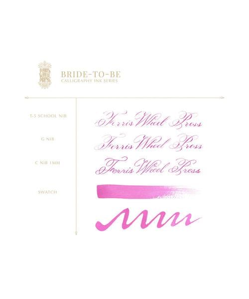 Ferris Wheel Press Bride To Be Kaligrafi Şişe Mürekkep - 28 ml