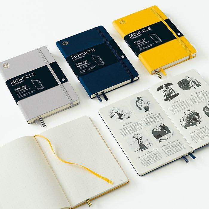 Leuchtturm1917 x Monocle Limited Edition Defter B6,  Yumuşak Kapak, 128 Noktalı Sayfa Navy 363361