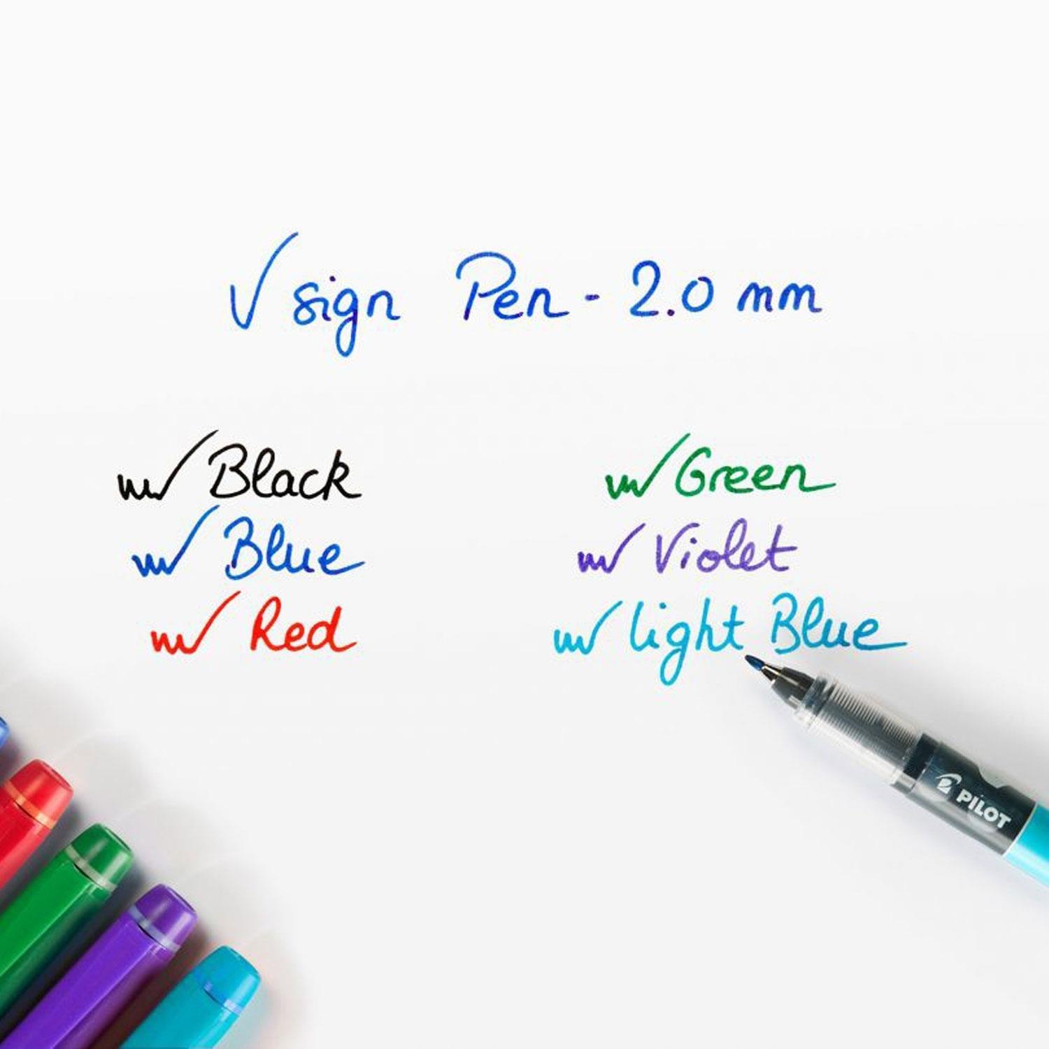 Pilot V-Signpen İmza Kalemi Mavi