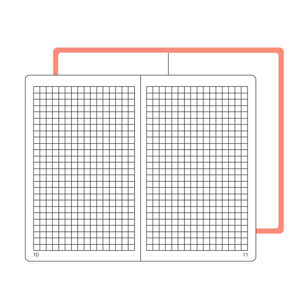 Miquelrius B7 Chromatic Kareli Defter Salmon/Orange