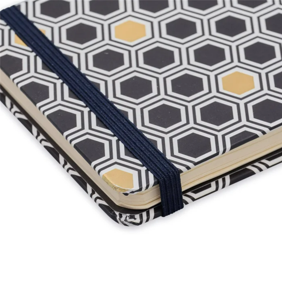 Episode Monochrome Carbon Mosaic Dikey Spiralli Defter