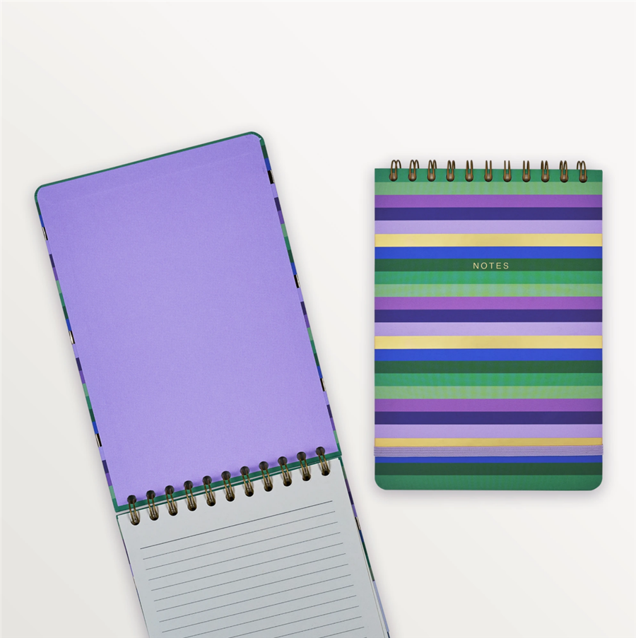 Episode Stripe Mauve Medley A5 Spiralli Defter