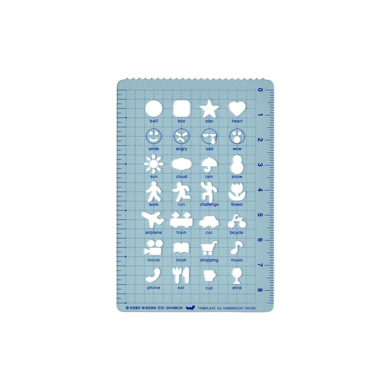 Hobonichi Accessory - Stencil - Activity Şablon