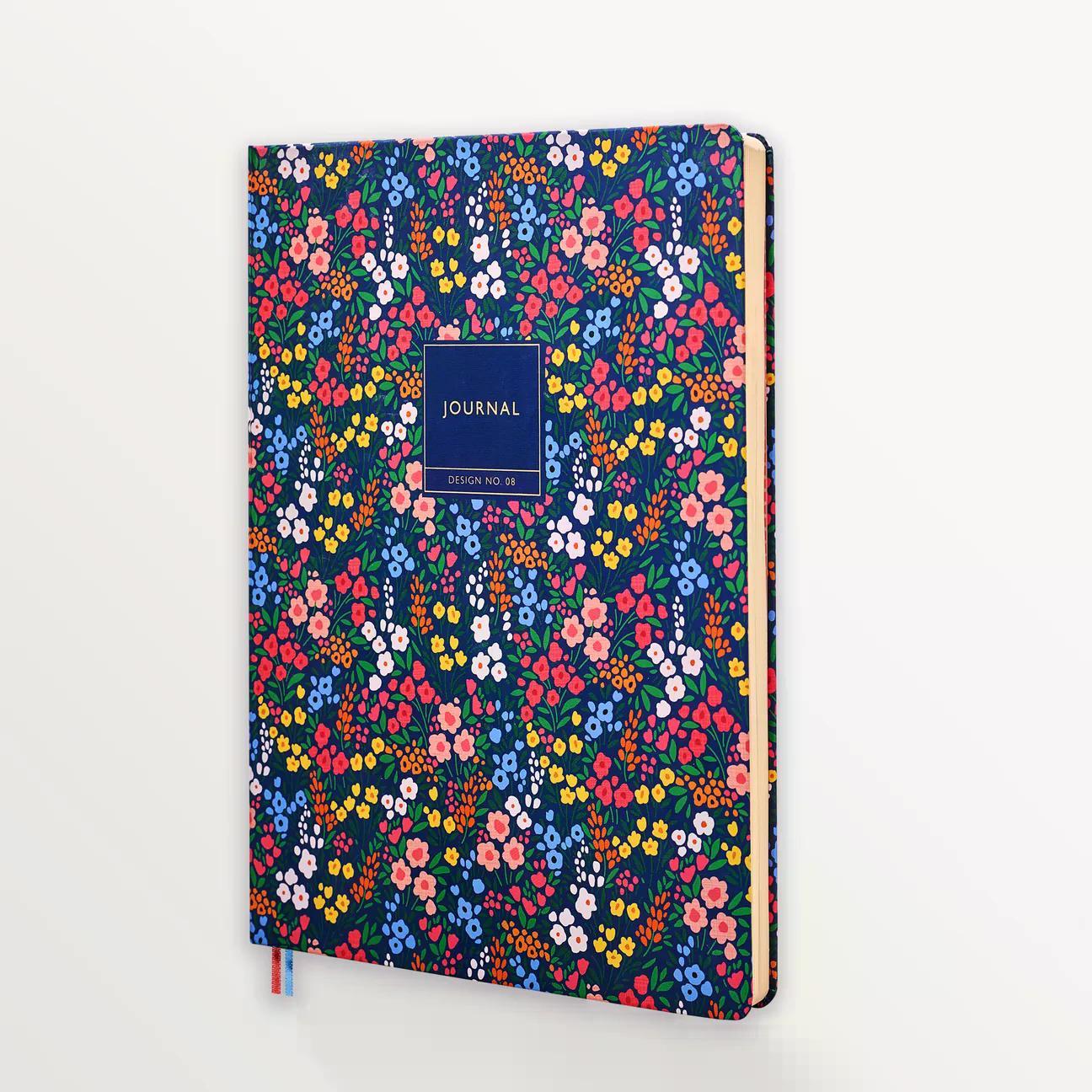Episode Modern Florals Navy Ditsy  XL Sert Kapak Defter