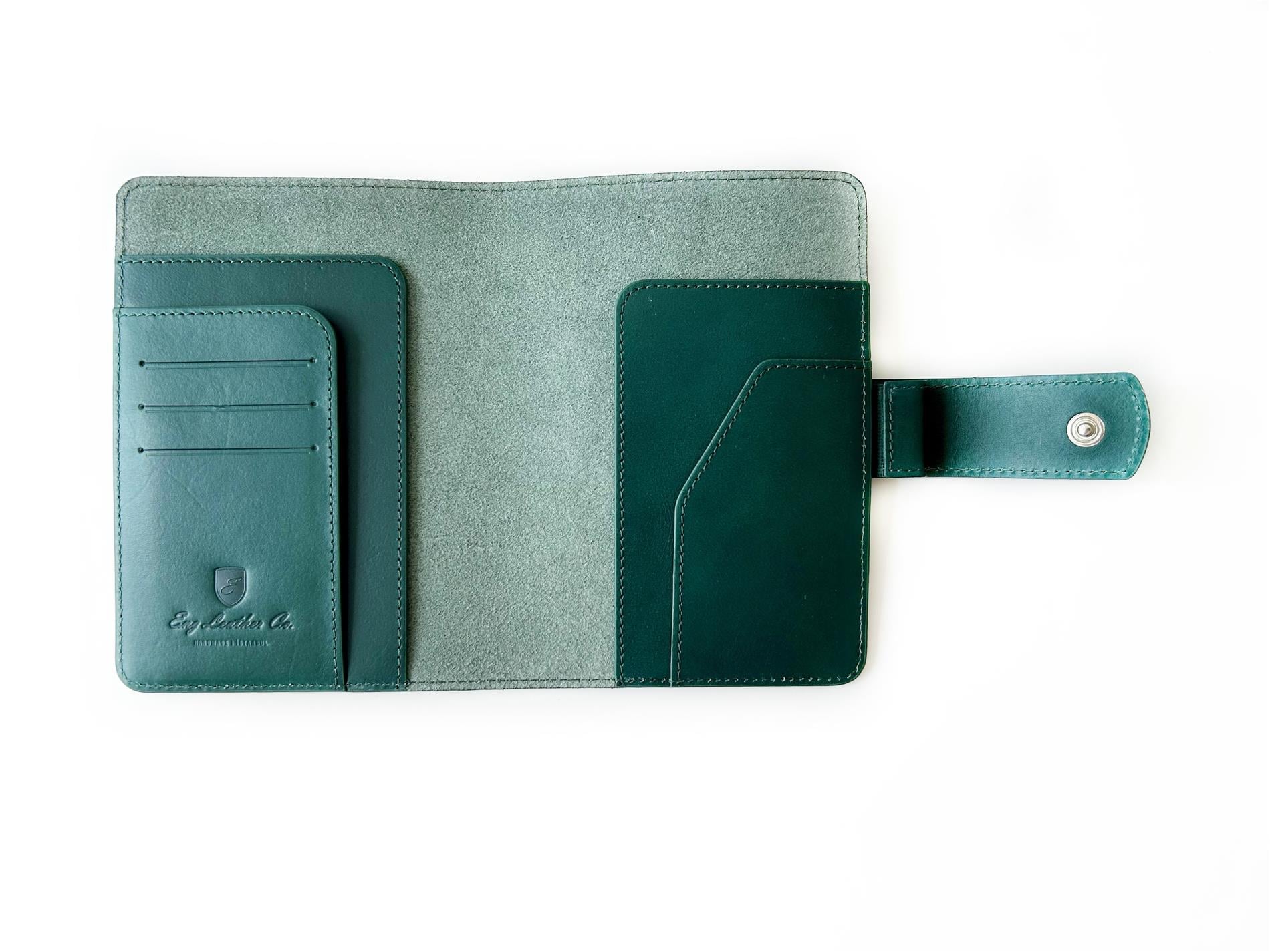 Eng Leather Northern Green A6 Ebatlı Deri Defter Kılıfı ve Organizer
