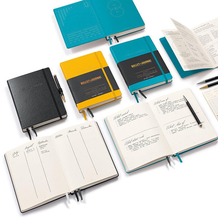 Leuchttrum 1917 Bullet Journal Collector's Set Limited Edition Kalem, Defter ve Kitap Ayracı Turquoise25 930036