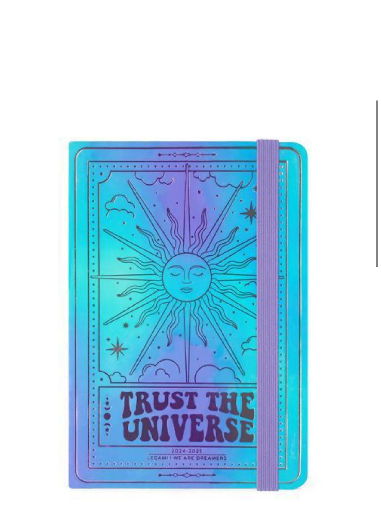 Legami Medium Agenda/Planner Sept. 2024- Dec. 2025 16 Haftalık Günlük Ajanda  Trust the Universe