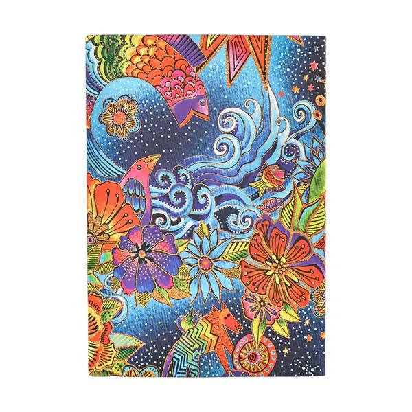 Paperblanks 2026 English Diary 12 Aylık Esnek Kapak  Celestial Magic Midi Hor Ajanda