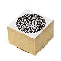 Syachihata Craft stamp, Western pattern, Vol.2 30 x 30mm 022