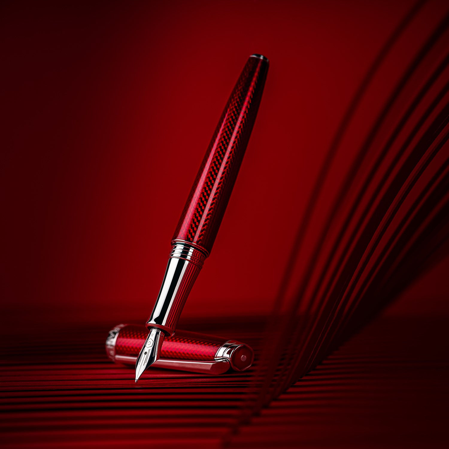 Caran d'Ache Leman Rouge Carmen Dolma Kalem  4799-580