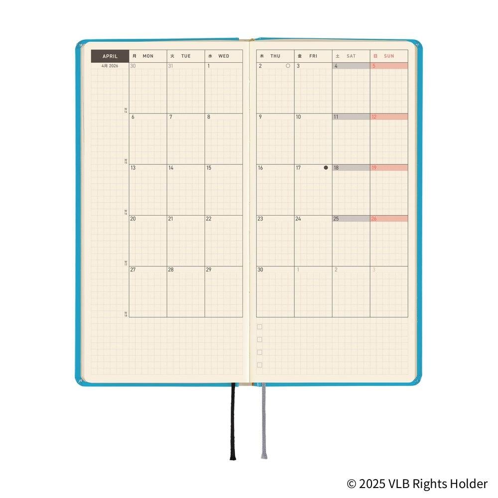 Hobonichi 2026 Weeks English Virginia Lee Burton/Little House January Start
