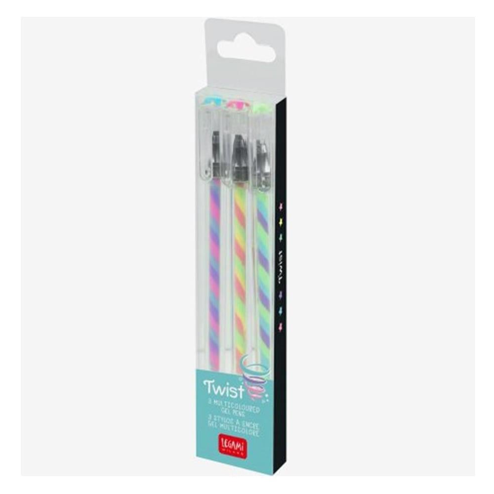 Legami Twist Multi Colored 3'lü Jel Kalem