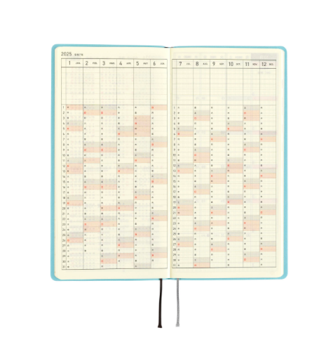 Hobonichi Techo Weeks 2025 Smooth: Vanilla Soda