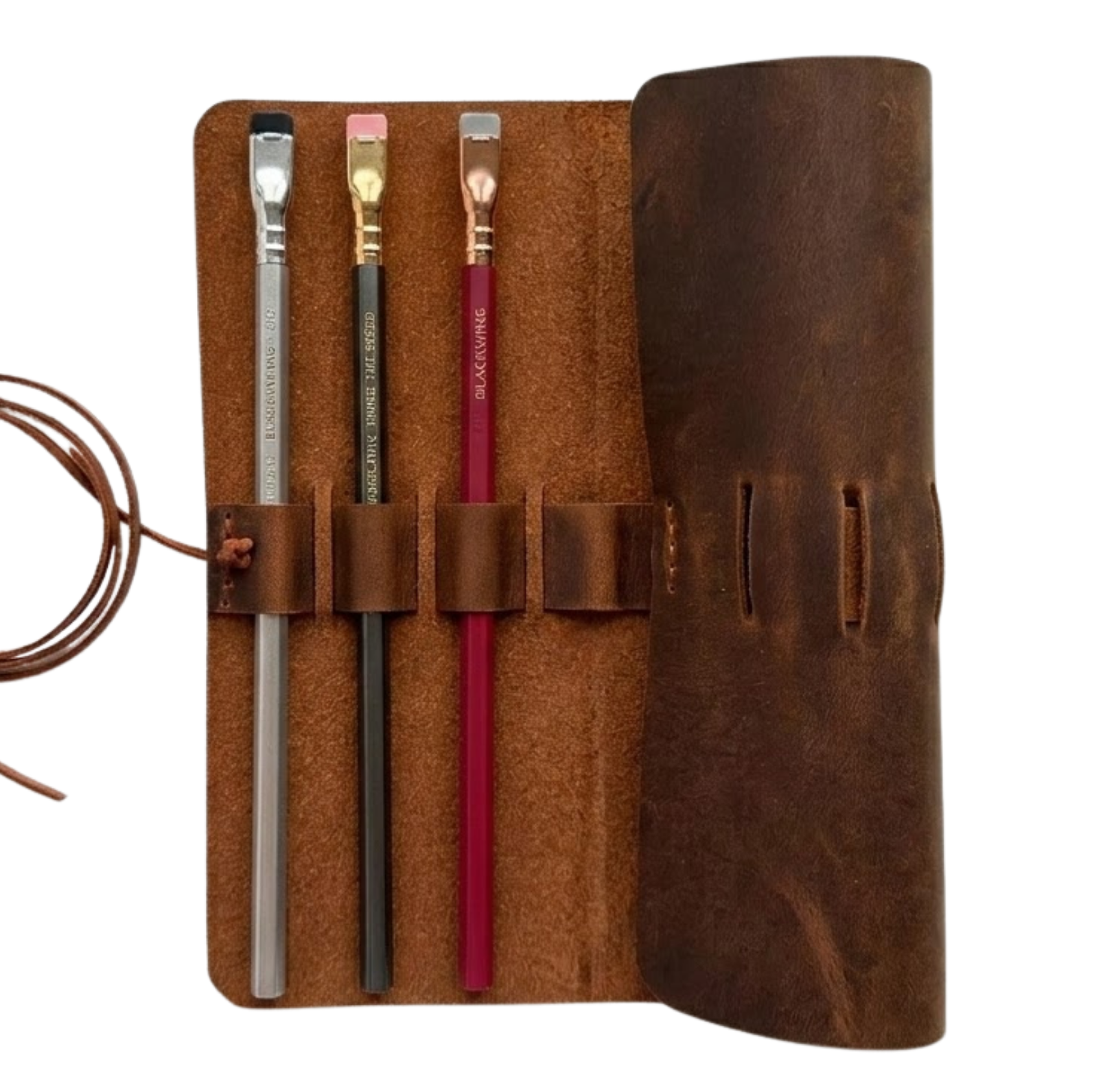 Euk Design Deri Slim Rulo Kalemlik