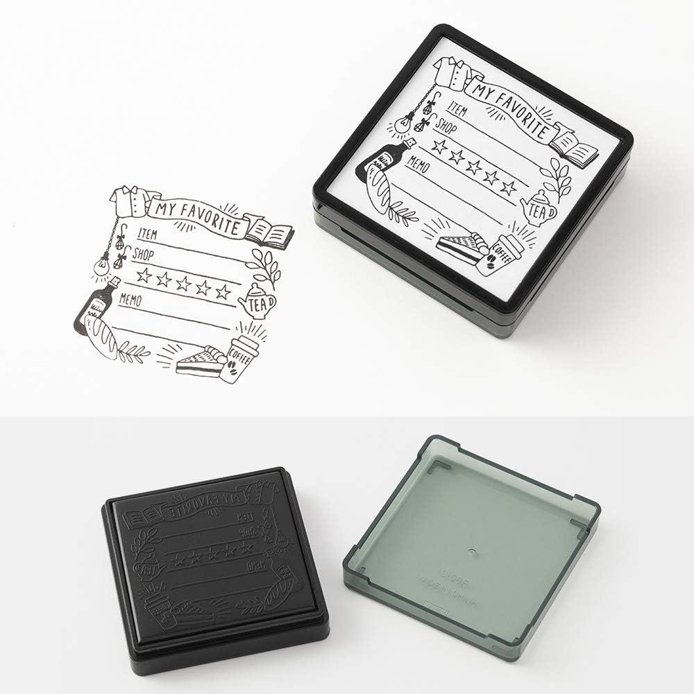 Midori Paintable Penetration Stamp Damga - Large Size -Book 35395006
