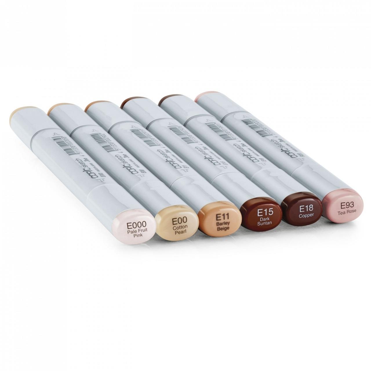 Copic Sketch 6lı set 'Portrait' Skin Tones