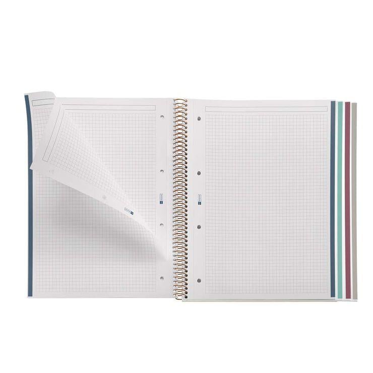 Miquelrius A4 70gsm 100 Yaprak Telli Kareli British Bloom Defter