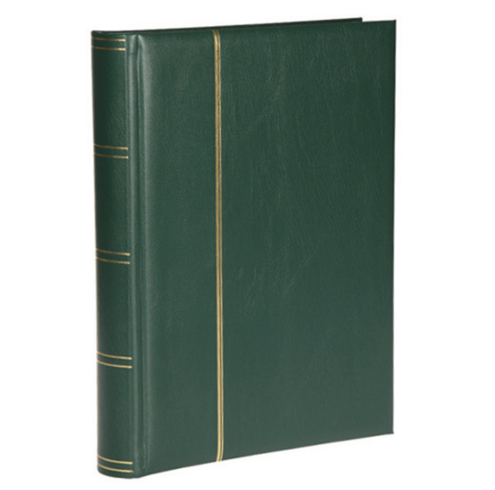 Leuchtturm Zarf Koleksiyonu İçin A4+ Boyut, 32 Yaprak, 64 Sayfa, 128 Adet Bölme (Beyaz Zemin) - Yeşil PH-273036
