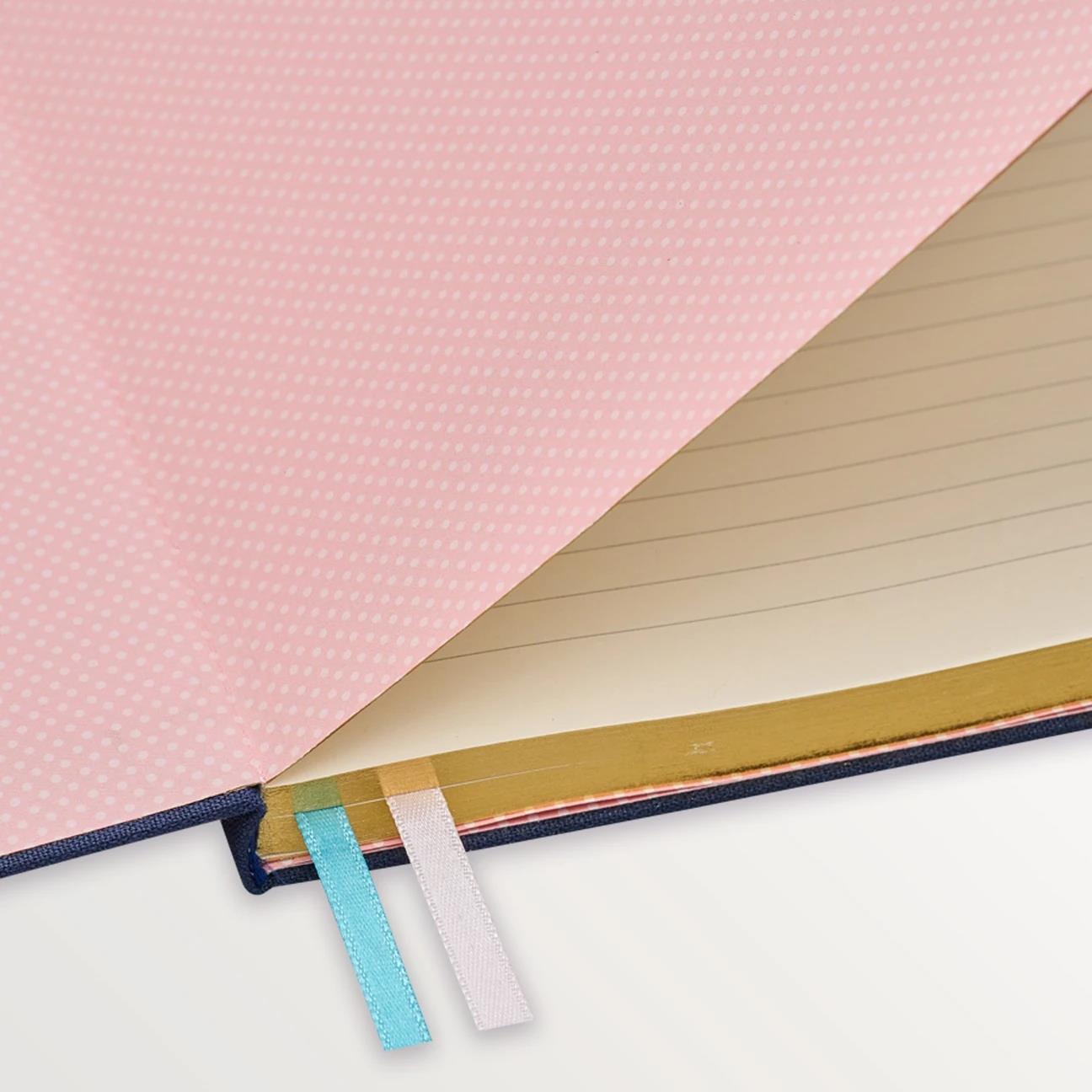 EPISODE NAVY FOLK EMBROIDERED XL NOTEBOOK