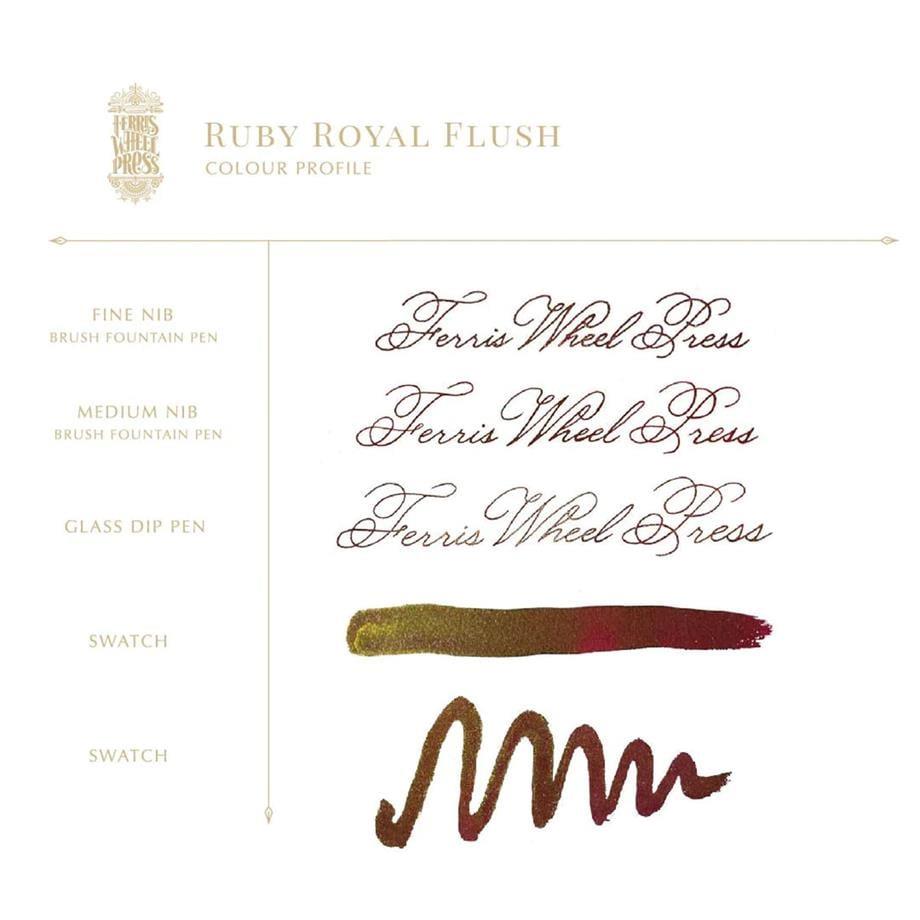 Ferris Wheel Press 20 ml Şişe Mürekkep Ruby Royal Flush