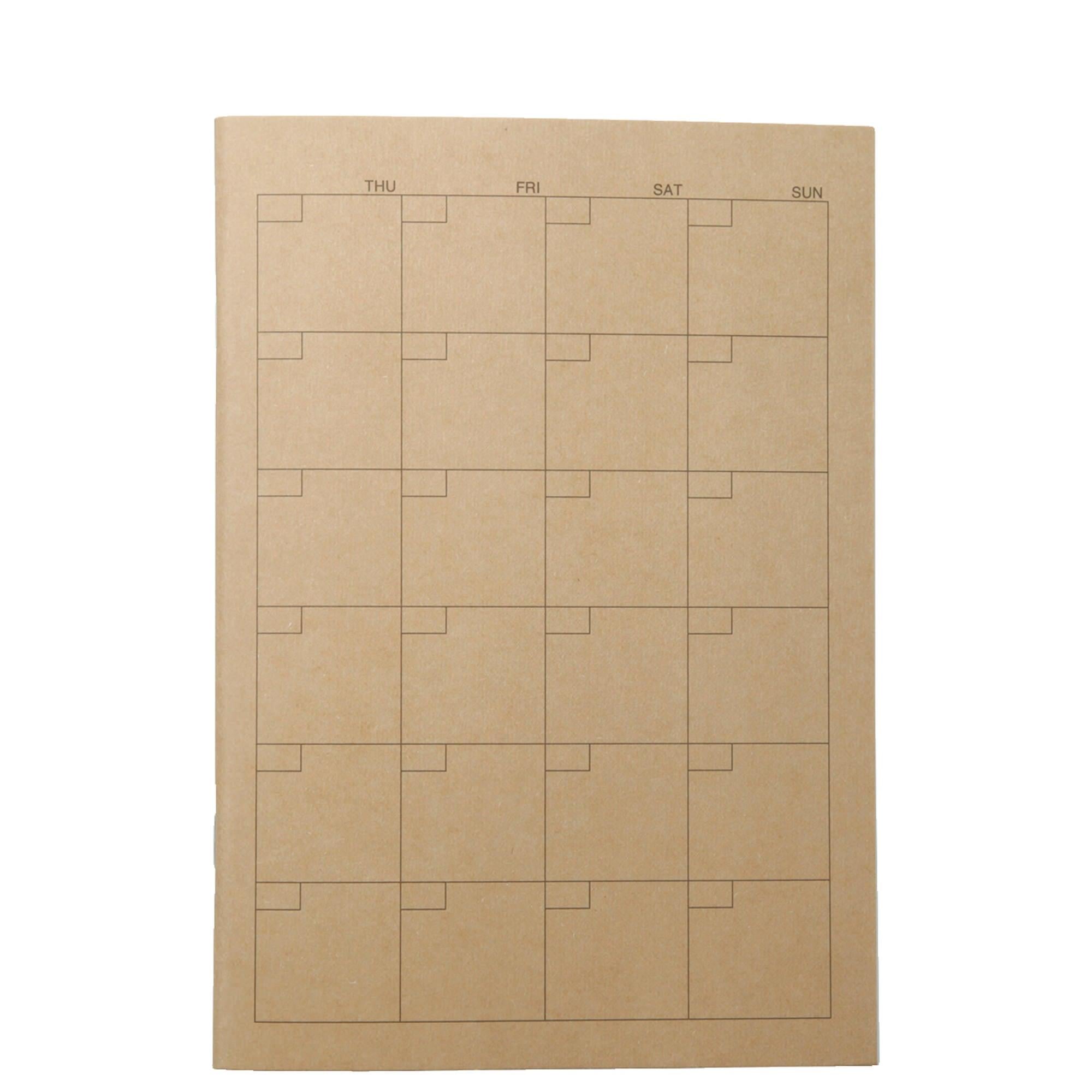 Muji Aylık Planlayıcı- Montly Planner