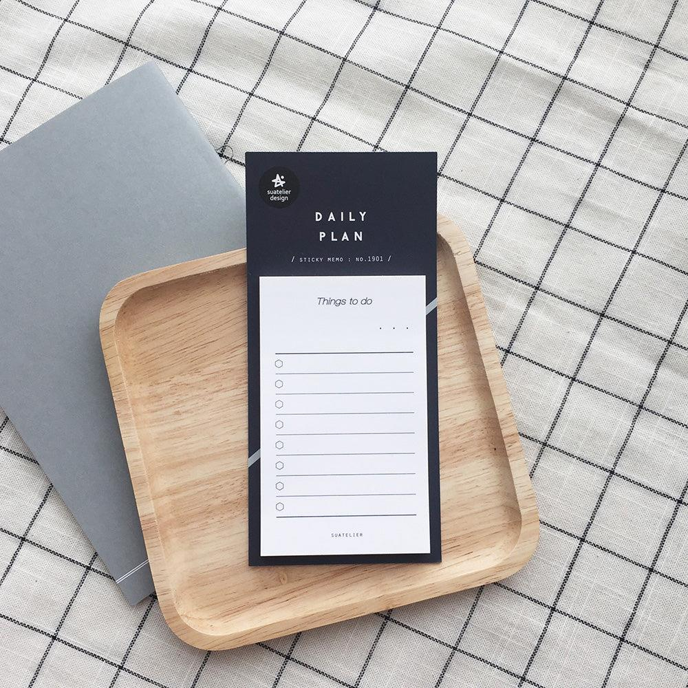 Suatelier Design Sticker Daily Plan No:1901 Sticky Memo