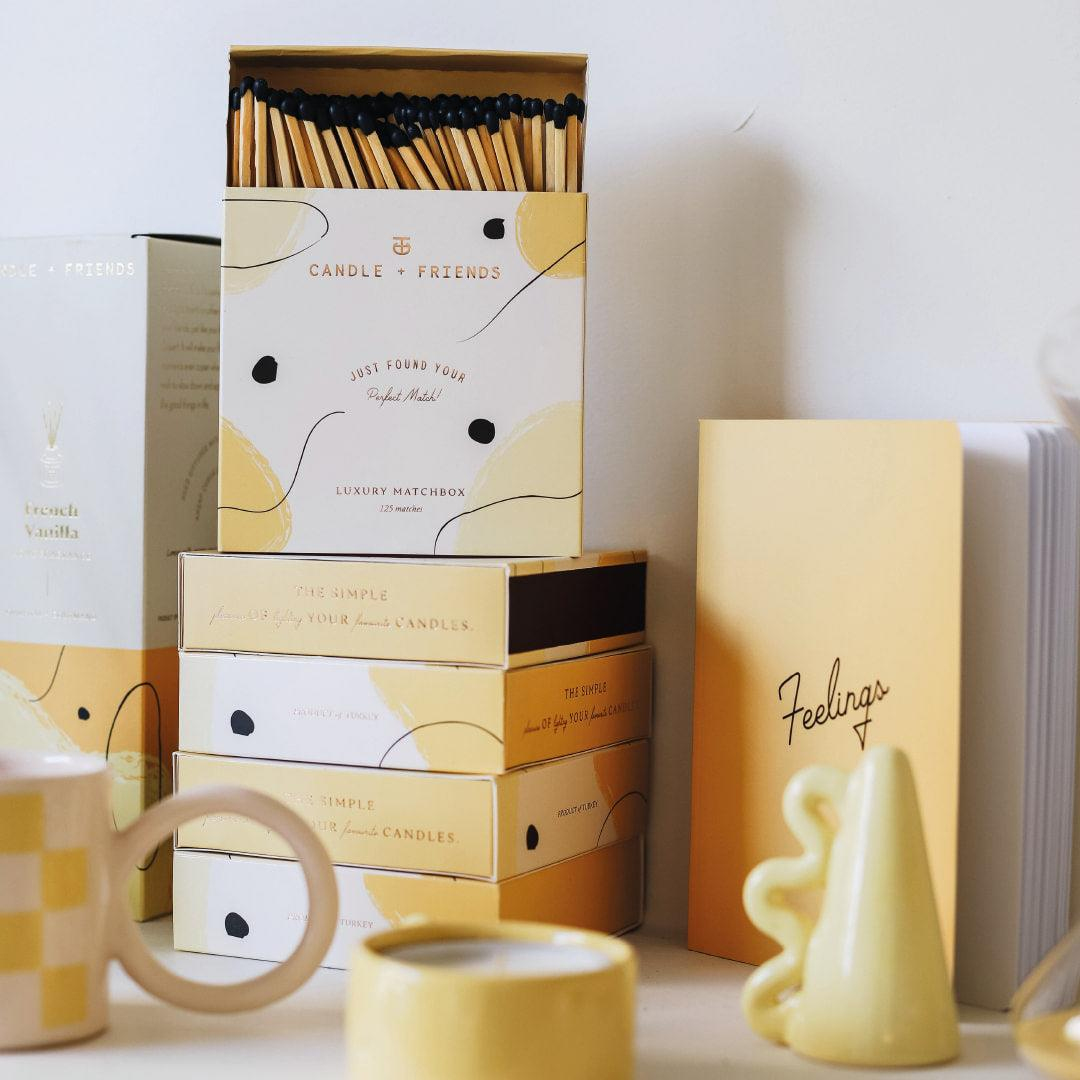 Candle + Friends No. 1 French Vanilla Giant Kibrit Kutusu
