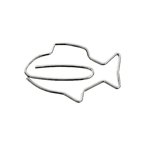 Midori D-Clips Nano Fish – Balık Figürlü Ataş 16'lı
