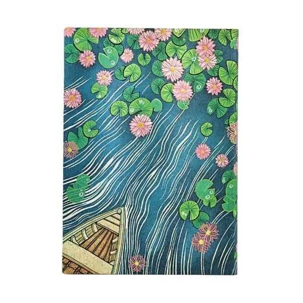 Paperblanks Lotus River Sert Kapak 13x18 cm Çizgisiz Defter FB1551-3