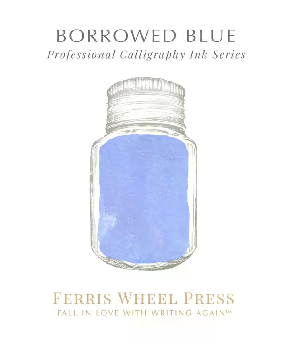 Ferris Wheel Press Borrowed Blue Kaligrafi Şişe Mürekkep - 28 ml