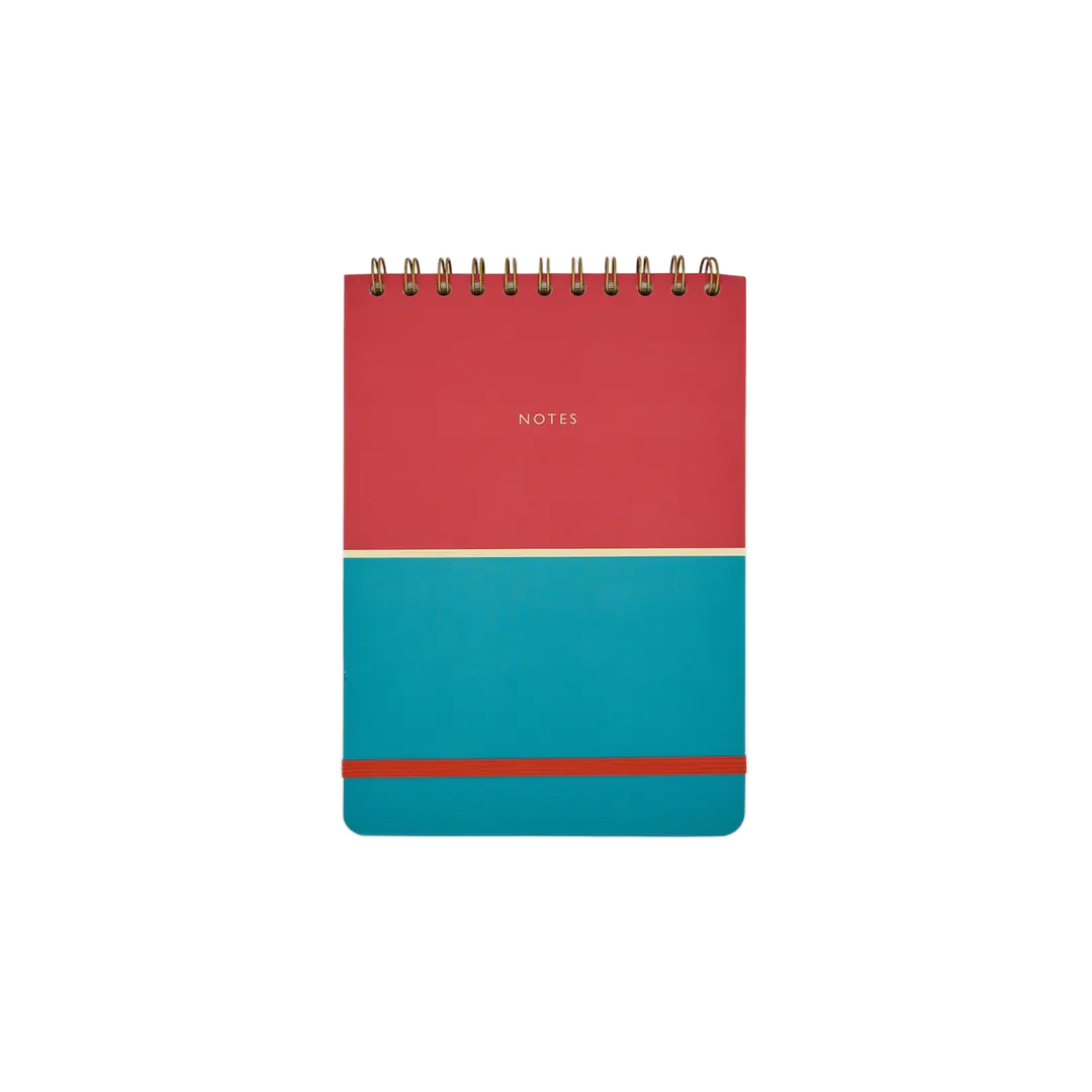 Episode Colourblock Duo Sky Vermillion A5 Spiralli Defter
