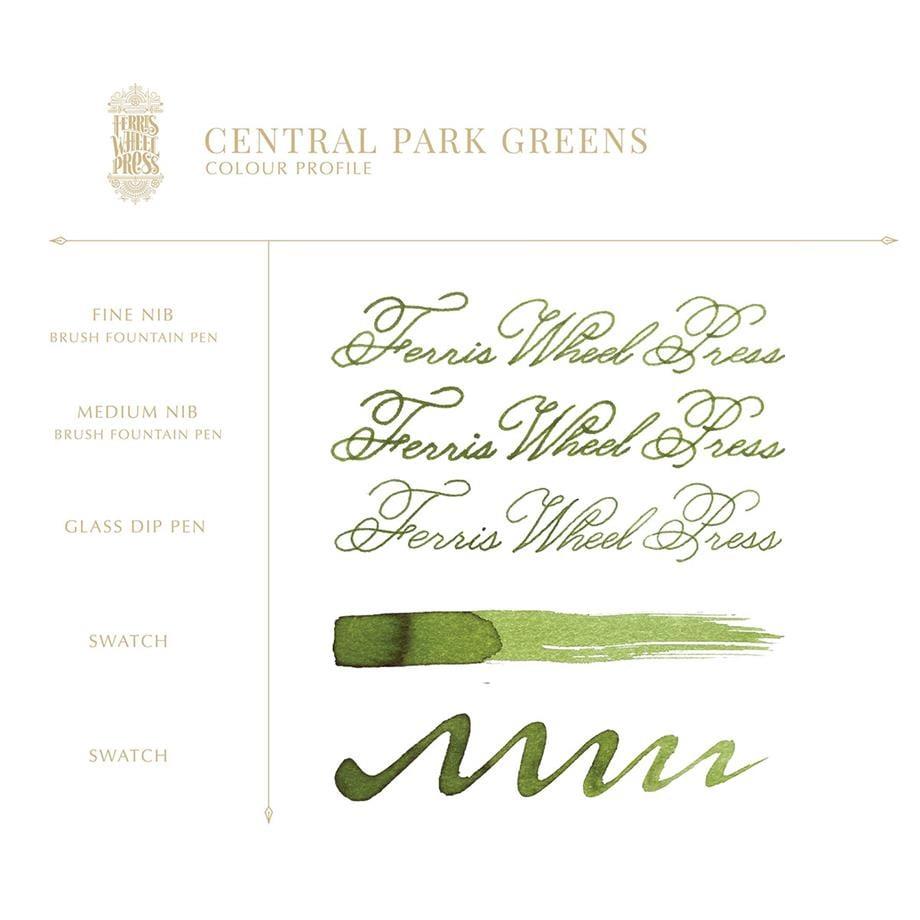 Ferris Wheel Press 38 ml Şişe Mürekkep Central Park Greens