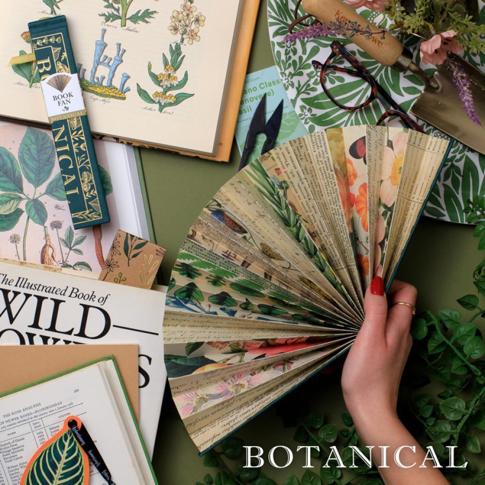 İf Kitap Şeklinde Yelpaze Botanical