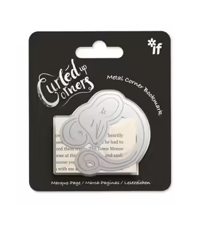 IF Curled Up Corners Metal Kitap Ayracı - Sleepy Mouse  
