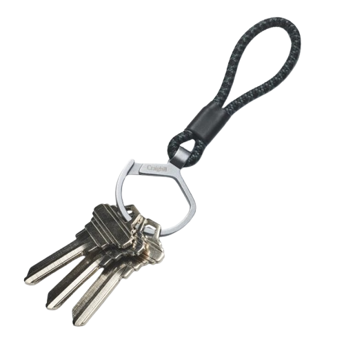 Craighill Rope Split Ring Anahtarlık - Siyah