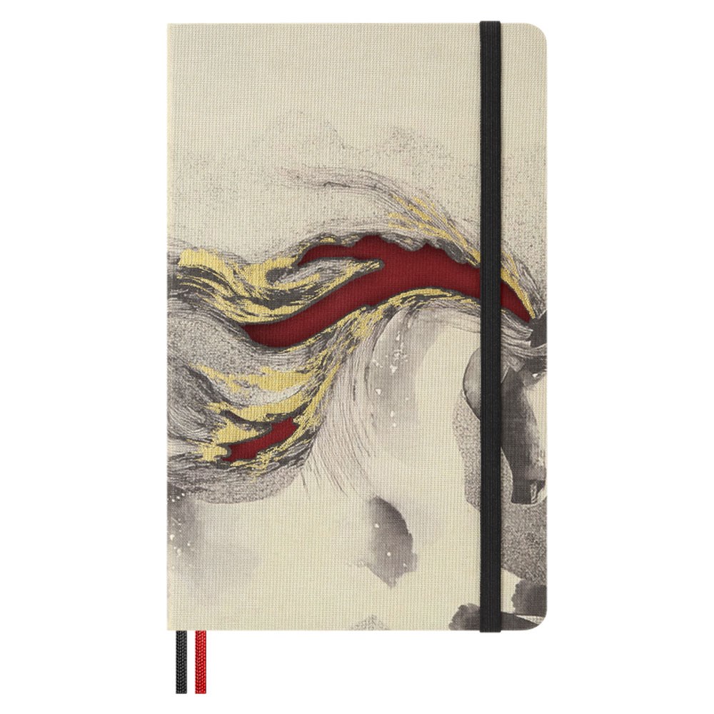 Moleskine Year of the Horse White Fire Horse Gift Box Sert Kapak 13x21 Çizgili Defteri