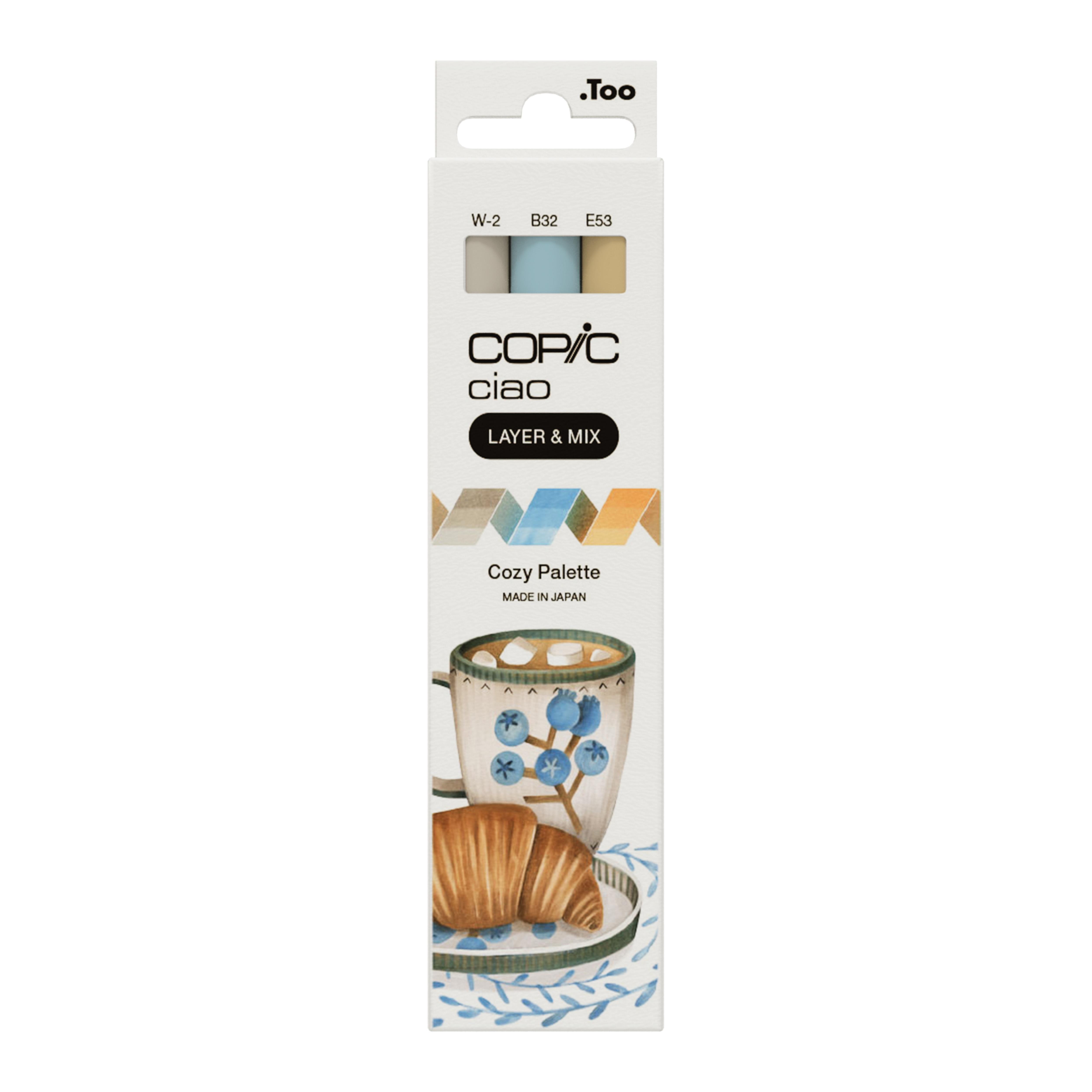 Copic Ciao 3'lü Layer & Mix Set - Cozy Palette