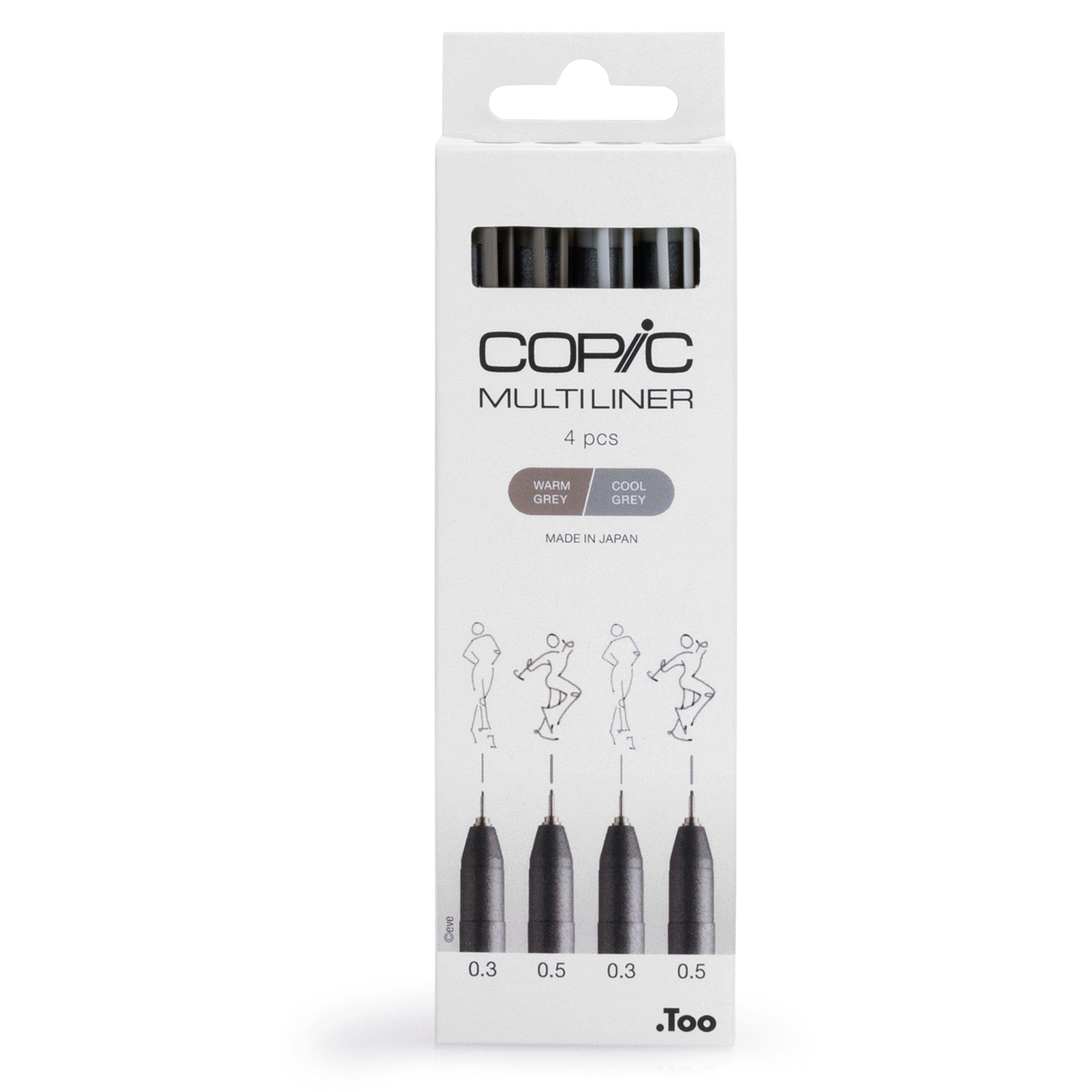 Copic Multiliner Classic Color 4'lü Set