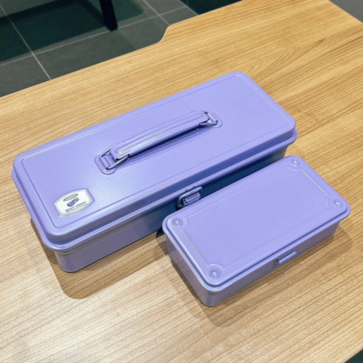 Toyo Steel T-190 Tool Storage Box Metal Saklama Kutusu Fuji Murasaki