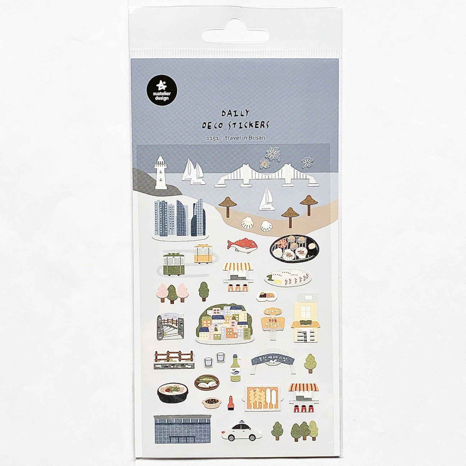 Suatelier Deco Sticker Travel in Busan