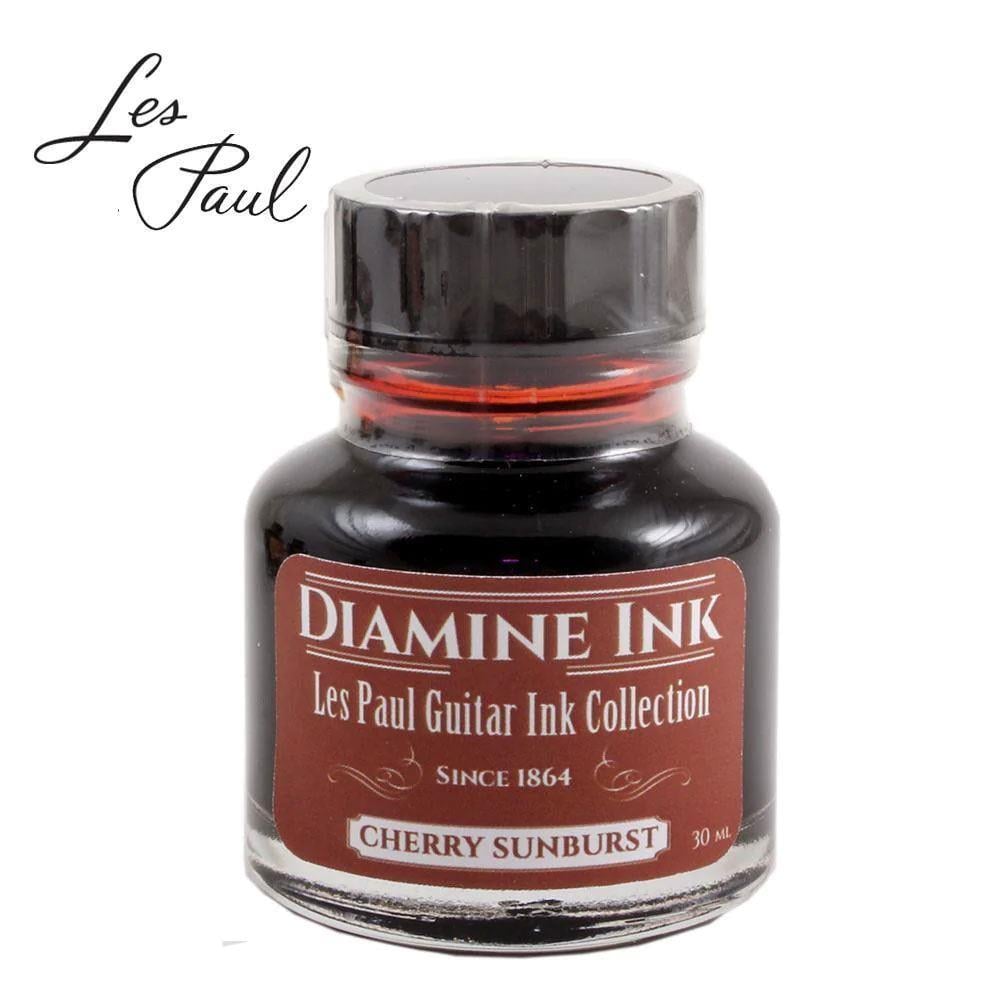 Diamine Les Paul Collection Şişe Mürekkep 30ml Cherry Sunburst