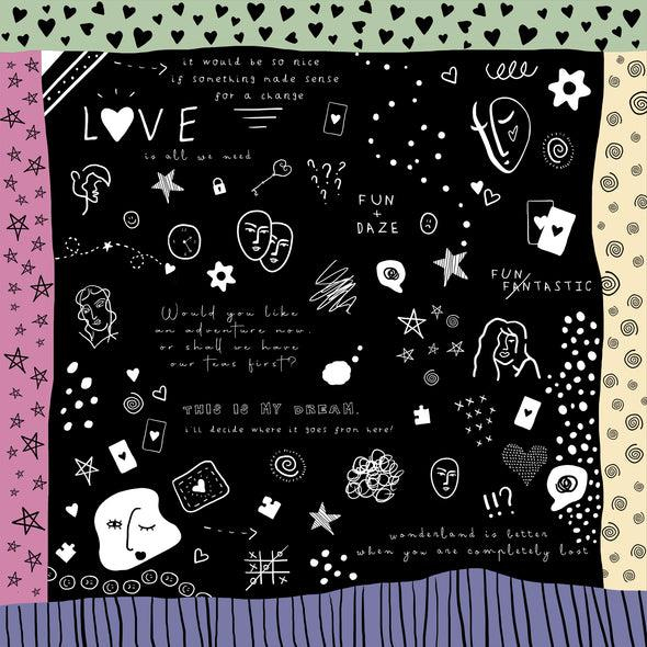 Fundaze Doodle %100 İpek Fular