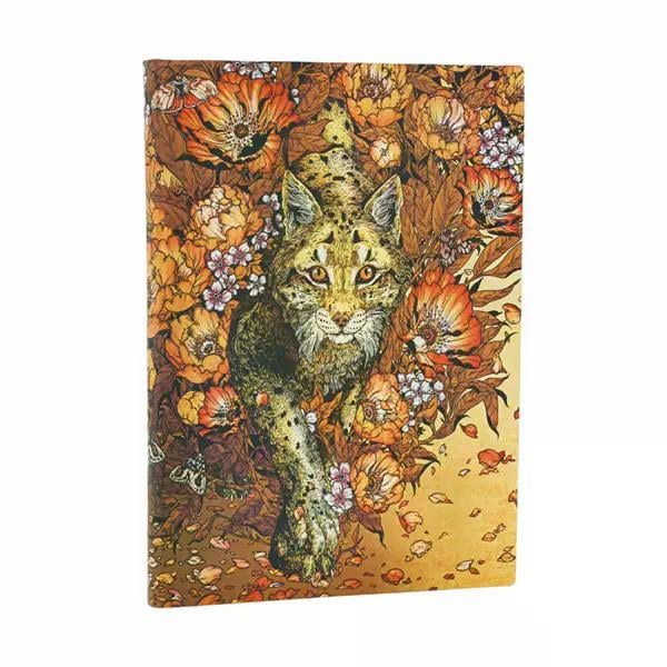 Paperblanks Lynx Rising Art Yumuşak Kapak 13x18 Çizgisiz Defter FB1362-5