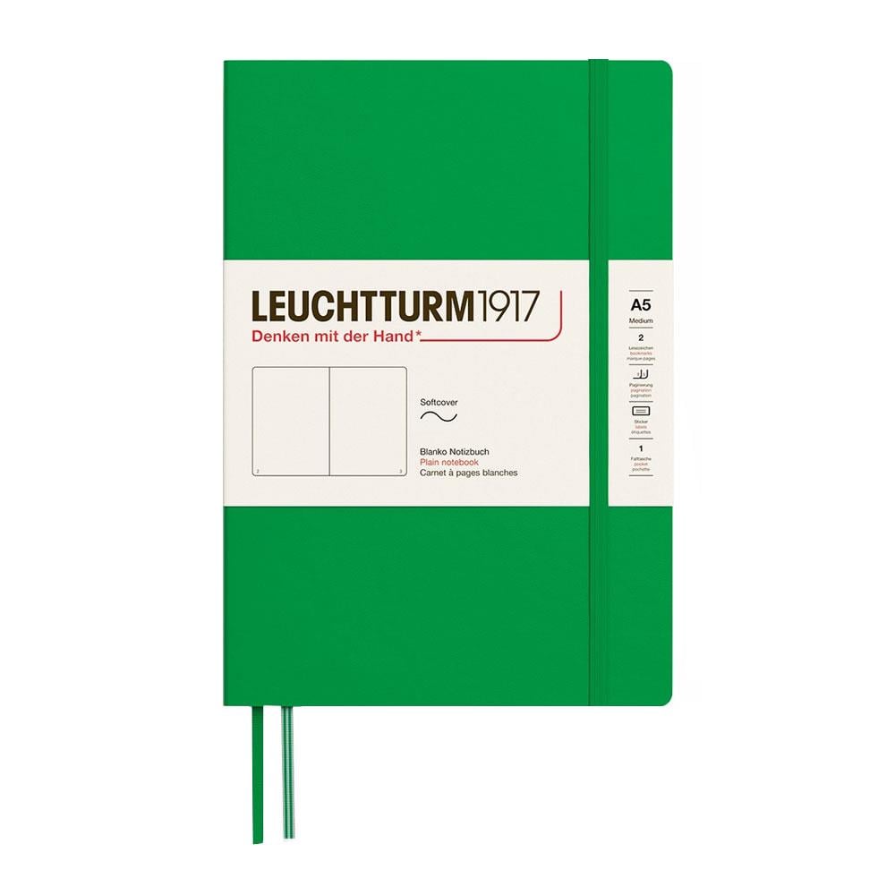 Leuchtturm1917 2025 Colors Orta Boy (A5), Sert Kapak, 251 Sayfa, Çizgili Defter Spring Leaf 372194