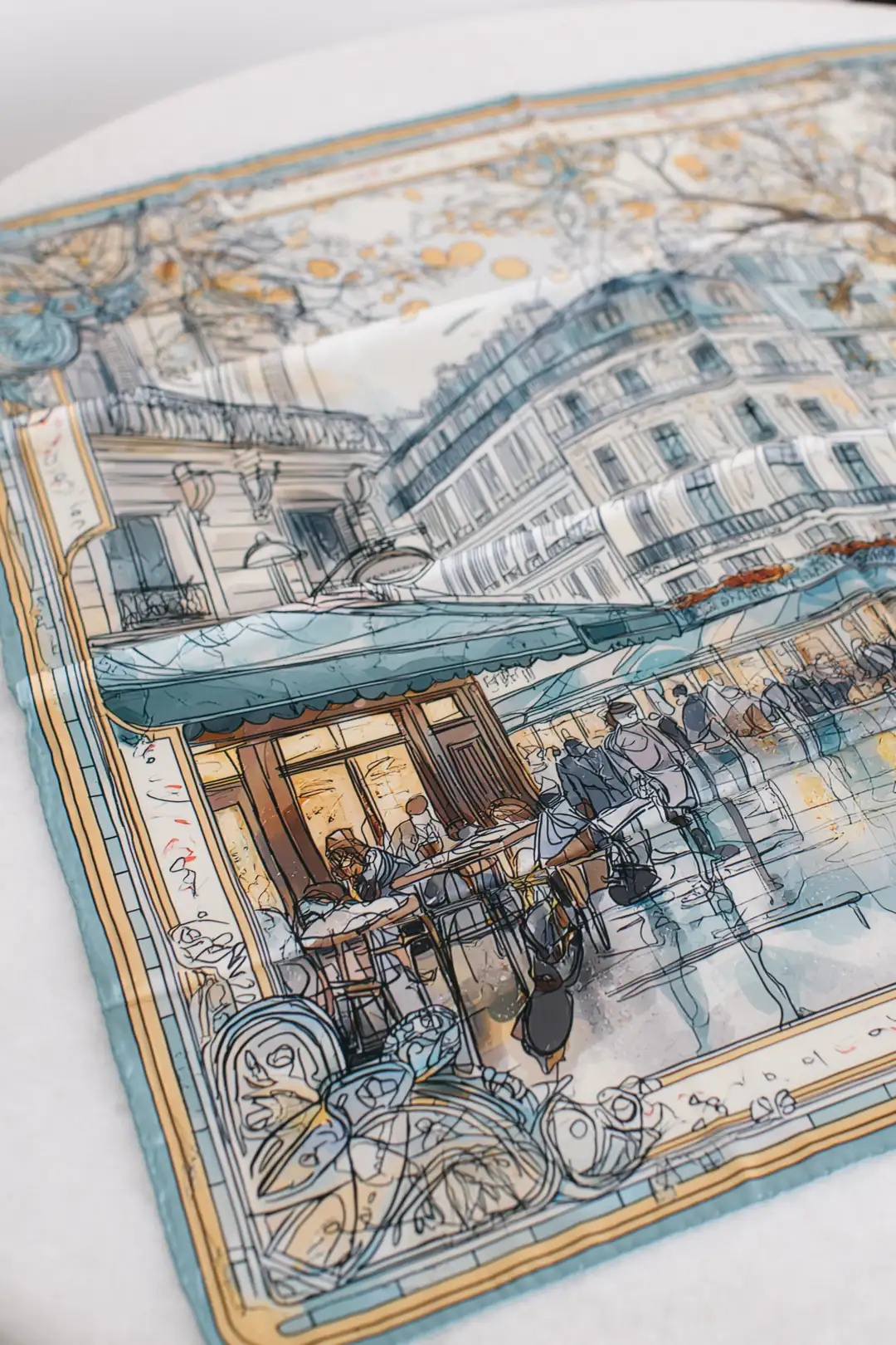 Café Saint-Germain İpek Fular