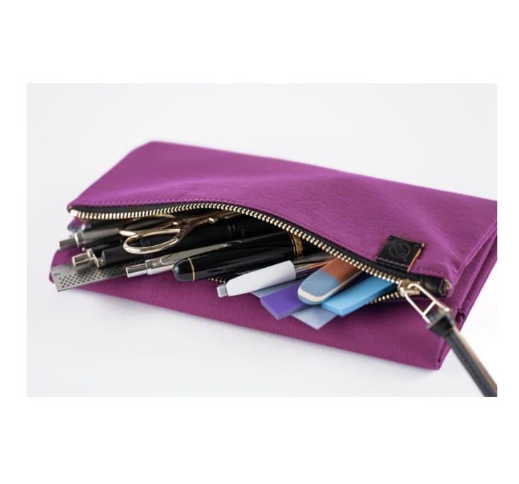 Hobonichi Techo Weeks Cover - Tragen Purple Defter Kılıfı
