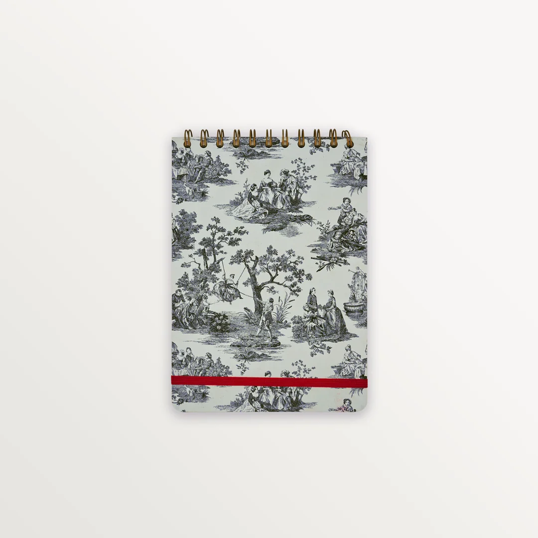 EPISODE TOILE MODERNE NOIR ET BLANC A5 WIRE-O NOTEBOOK